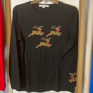 Black  Christmas top,Mercer Street studio